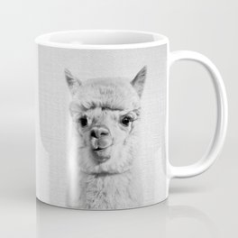 Alpaca - Black & White Mug