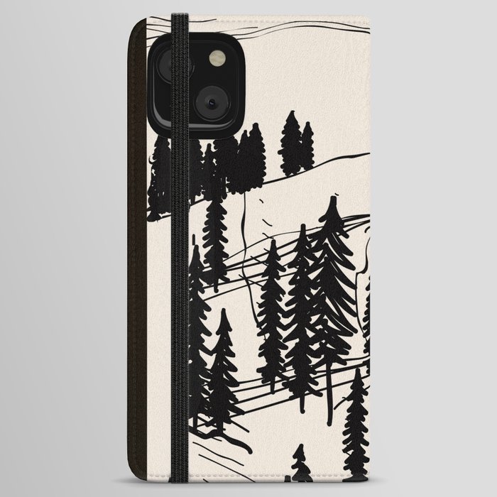 Mountain Forest iPhone Wallet Case