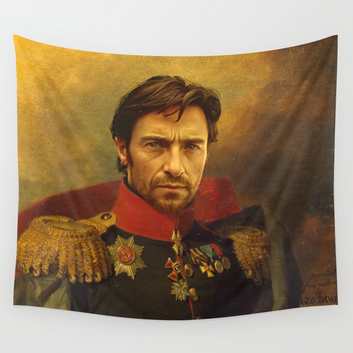 Hugh Jackman - replaceface Wall Tapestry