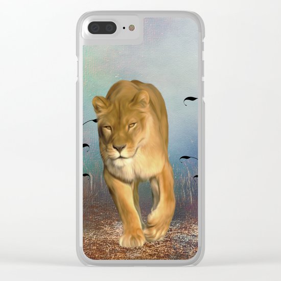 Wonderful wolf Clear iPhone Case