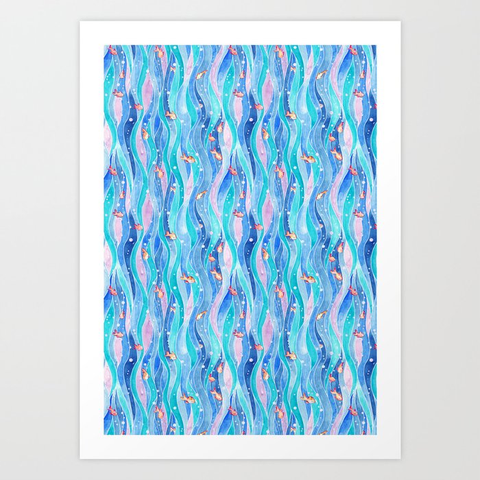 Down by the Water Art Print