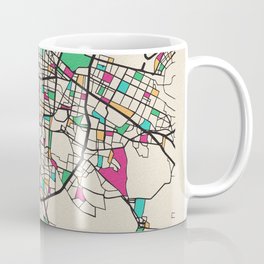 Colorful City Maps: Mexico City Coffee Mug