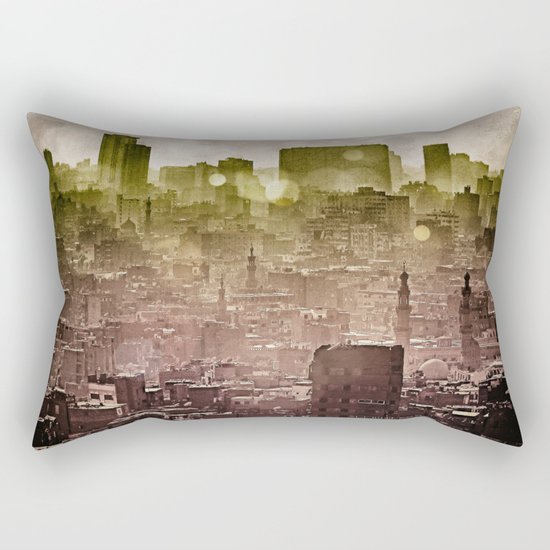 Sunset over Cairo II Rectangular Pillow