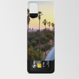 Los Angeles, California, Palm Tree Sunset Android Card Case