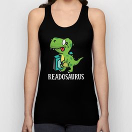 Cute Readosaurus Dinosaur Unisex Tank Top