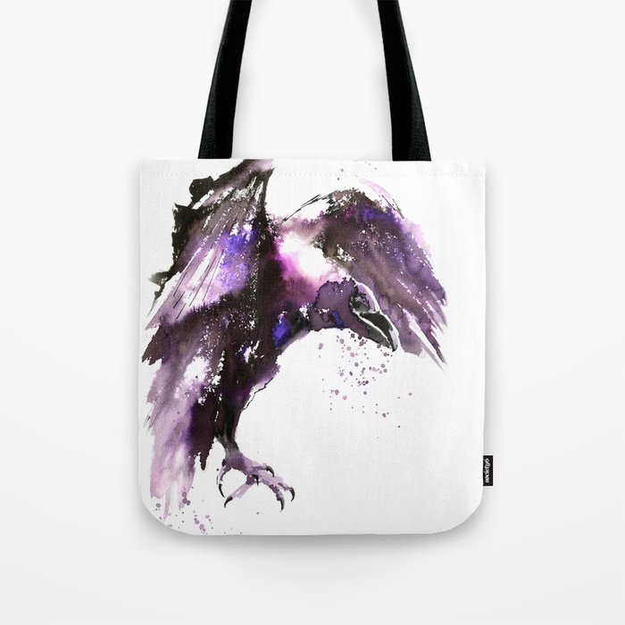 Flying raven Tote Bag