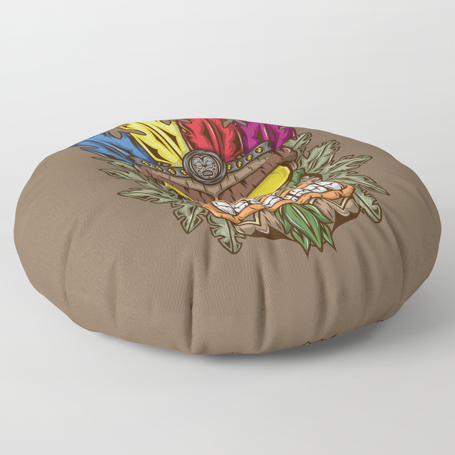 Tiki Aku Aku Floor Pillow By Sarapen Society6