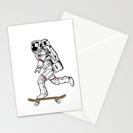 Astronaut Skater Stationery Cards