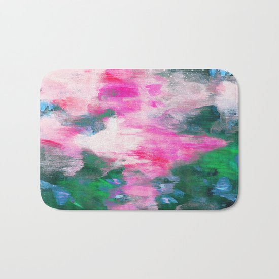pink mountains Bath Mat