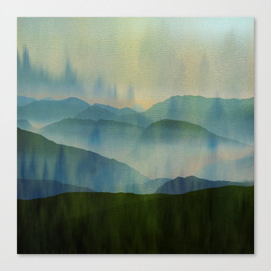 Pine Forest Canvas Print