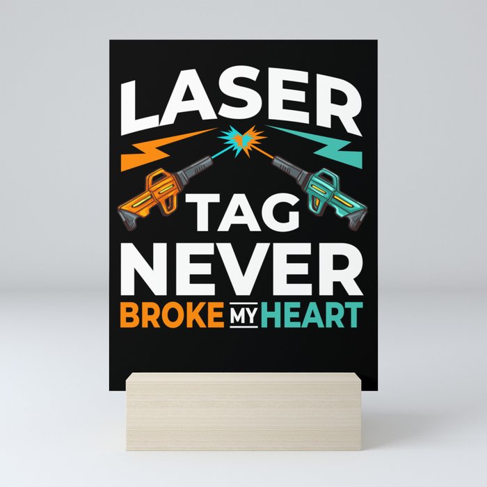 Laser Tag Game Outdoor Indoor Player Mini Art Print