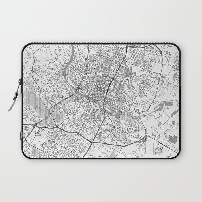 Austin Map Line Laptop Sleeve