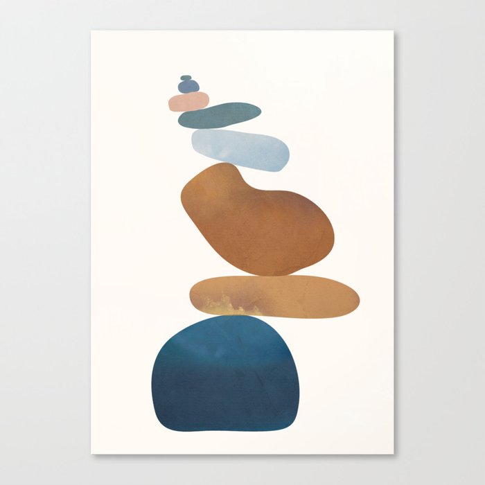 Balancing Stones 30 Canvas Print