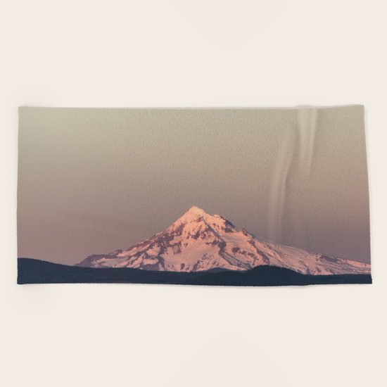 Mountain Sunset Beach Towel