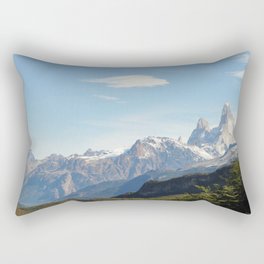 Argentina Photography - Mountains On The Border Between Argentina & Chile Rectangular Pillow