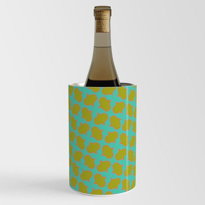 Plastic Fantastic Psychedelic Ornamental Seamless Pattern Wine Chiller