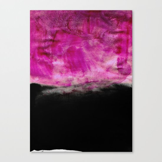 Magenta & Black Canvas Print