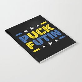 Puck Futin Fuck Putin Ukrainian War Notebook