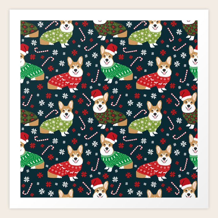 corgi holiday sweater
