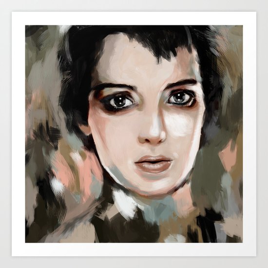 Winona Ryder Art Print