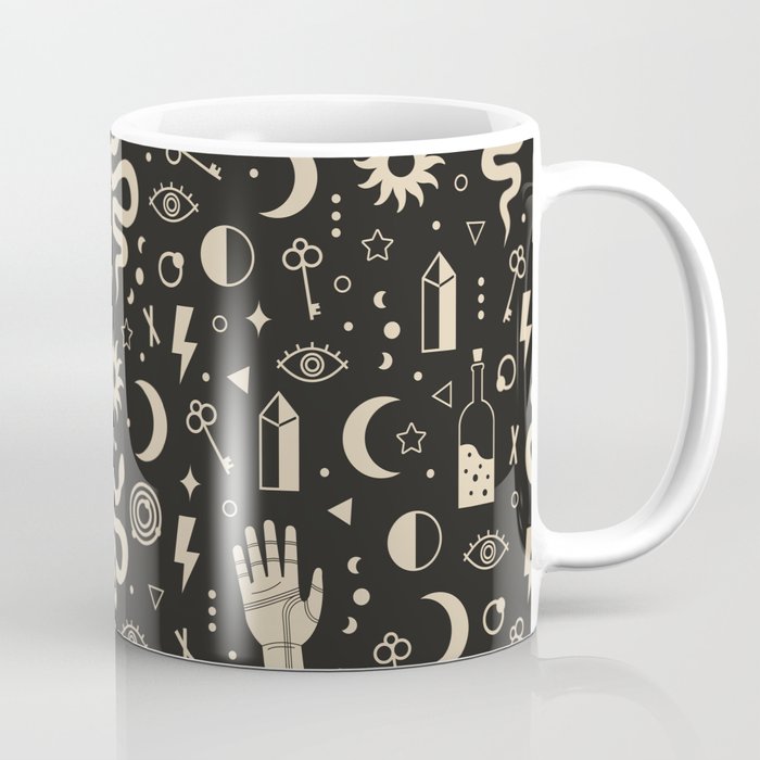 Modern Witchcraft Essentials Pattern Coffee Mug