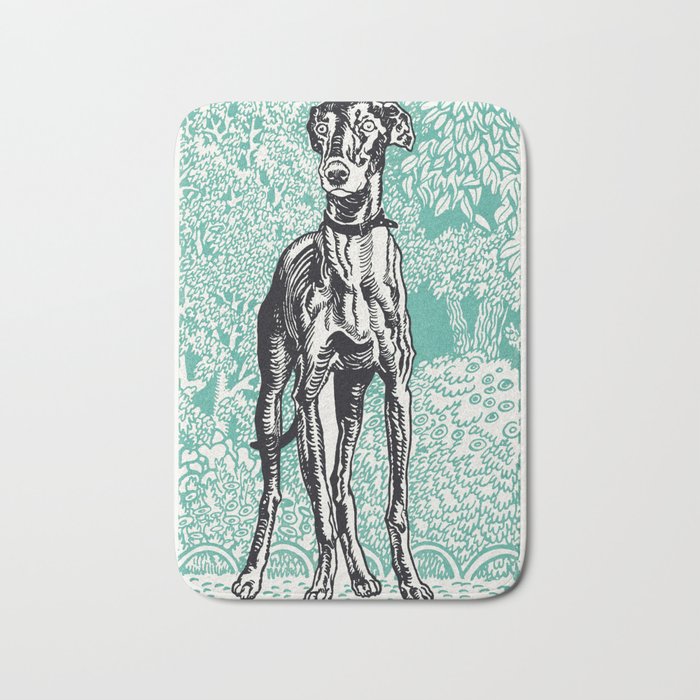 Greyhound Bath Mat