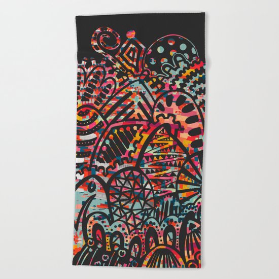 Imprint IV Beach Towel