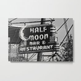 Half Moon Bar New Orleans Photo, Old Neon Bar Sign, Black and White Photography, Man Cave Decor Metal Print | Louisianawallart, Gardendistrict, Retrosign, Mancave, Neworleansbar, Photo, Louisianadecor, Neonsign, Frenchquarter, Vintagestyle 