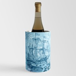 Caribbean ship sailing Wine Chiller