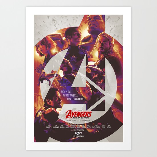 Age of Ultron Art Print