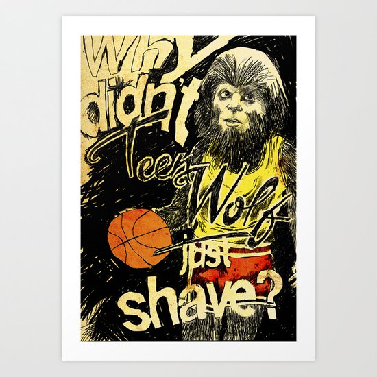 Teen Wolf Art Print