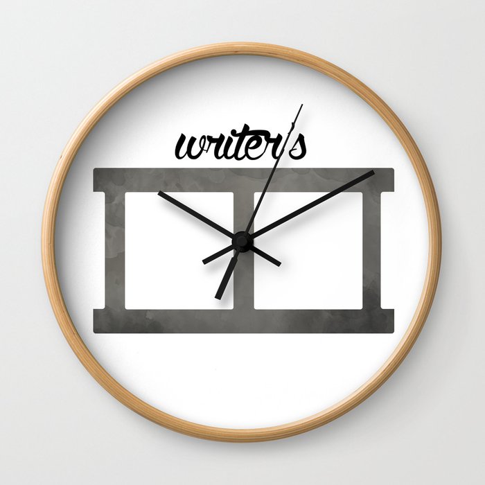 Writer's Block Wall Clock
