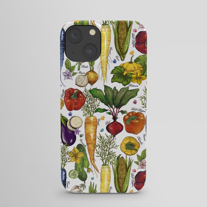 Botanical Cottage core Vegan  iPhone Case
