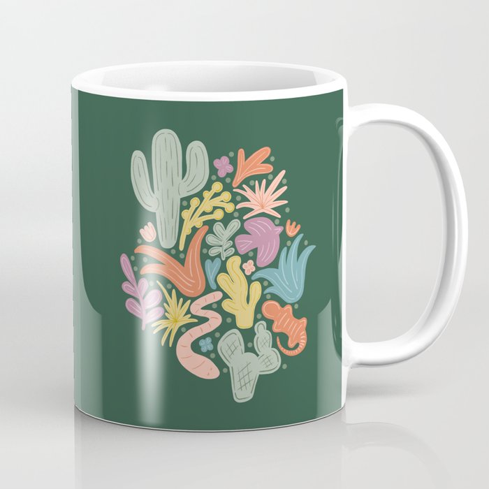 Take Me to the Desert (Dark Green) Coffee Mug