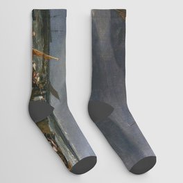 Joseph Mallord William Turner Calais Pier Socks