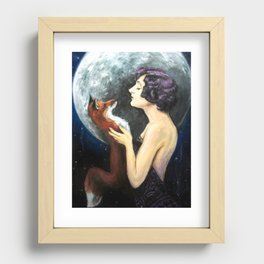 Waning Recessed Framed Print