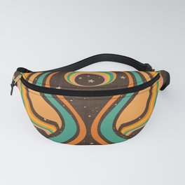 Look Within, Retro, Psychedelic, Mid Century Art Fanny Pack