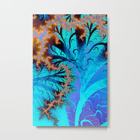 Frozen Forest Metal Print