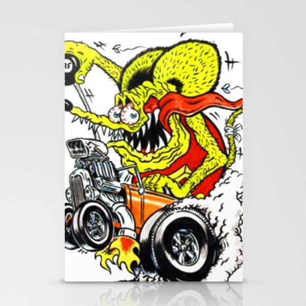Ed Roth Rat Fink Racing Team Stationery Cards