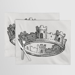 King's Crown Illustration Placemat