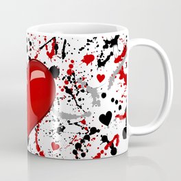 Heart Paint Splatter!  Coffee Mug