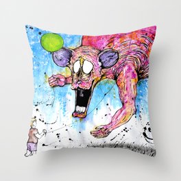 IMAGINARY FRIENDS WILL ALWAYS BE THERE Throw Pillow