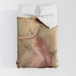 Édouard Bisson - The Swing Duvet Cover