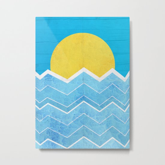 Summer Sea's Metal Print