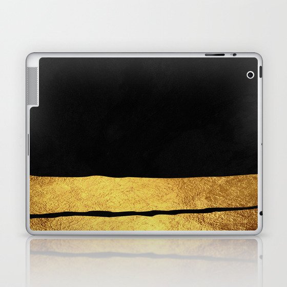 Beautiful abstract ink art with marbling technique Laptop & iPad Skin