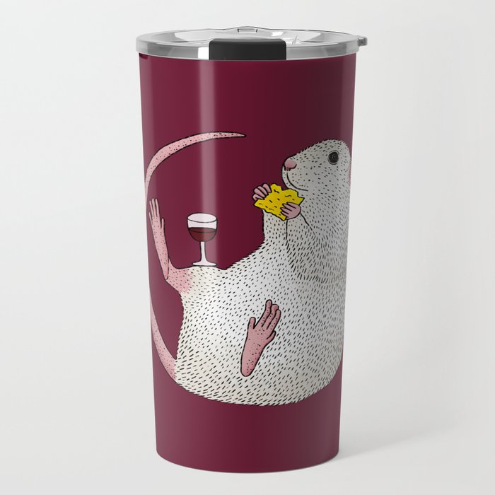 Nibbles The Fancy Rat Travel Mug