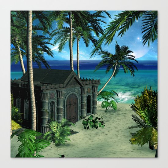 The forgotten island Canvas Print
