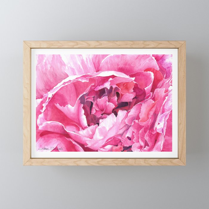 Blooming Joy Framed Mini Art Print