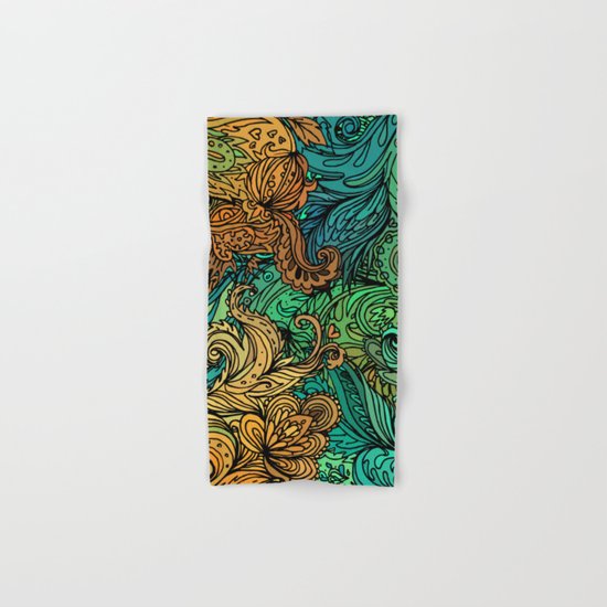 Indian Pattern 02 Hand & Bath Towel