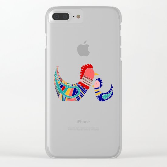 Rooster Clear iPhone Case
